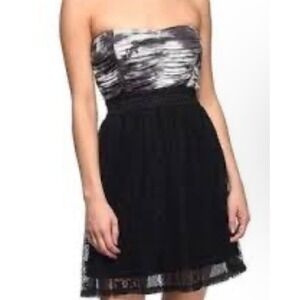 Y2K halter babydoll sweetheart grunge goth lace baddie top or mini dress small